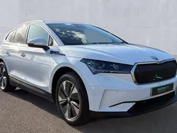White Used 2024 Skoda Enyaq iV SUV | £27,390 (Fair price)