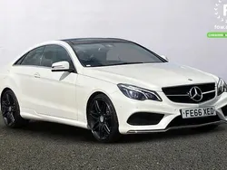 White Used 2016 Mercedes E350 Active Coupe | £14,199 (Fair price)