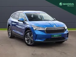 Race blue metallic Used 2024 Skoda Enyaq iV SUV | £28,995 (Super price)