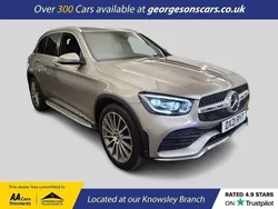 Silver Used 2021 Mercedes GLC300 AMG line SUV | £29,000 (Fair price)