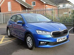 Race blue metallic Used 2024 Skoda Fabia Comfort Hatchback | £15,600 (Fair price)
