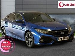 Blue Used 2019 Honda Civic SR Hatchback | £12,250 (Fair price)
