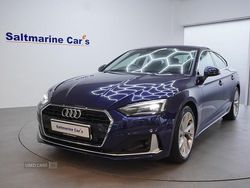 Blue Used 2021 Audi A5 Sport Coupe | £23,590 (Fair price)