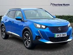 Blue Used 2021 Peugeot e-2008 Allure Premium SUV | £11,990 (Good price)