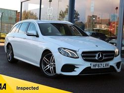 White Used 2017 Mercedes E220 AMG line Estate | £15,675 (Fair price)