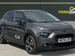 Platinum grey metallic Used 2021 Citroën C3 Flair Hatchback | £8,400 (Fair price)