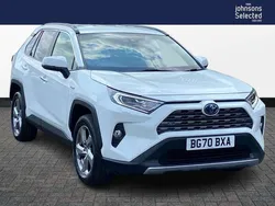White Used 2020 Toyota RAV4 Hybrid SUV | £23,888 (Fair price)
