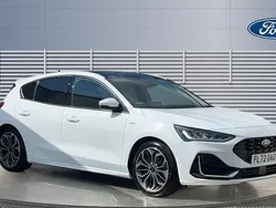 White Used 2022 Ford Focus ST-Line Hatchback | £16,469 (A bit pricey)
