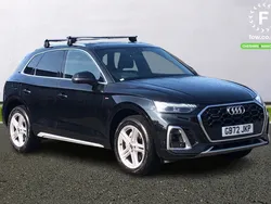 Black Used 2022 Audi Q5 S-Line SUV | £32,099 (Fair price)