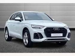 White Used 2022 Audi Q5 S-Line SUV | £26,250 (Good price)