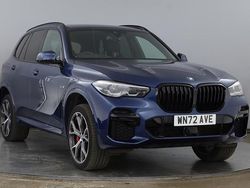 Blue Used 2022 BMW X5 M Sport SUV | £46,099 (Fair price)