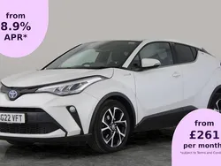 White Used 2022 Toyota C-HR Design SUV | £18,273 (Fair price)