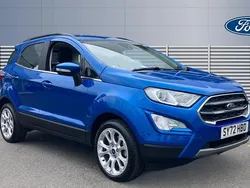 Blue Used 2022 Ford Ecosport Titanium SUV | £13,688 (Fair price)