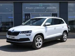 White Used 2020 Skoda Karoq SE SUV | £13,348 (Fair price)