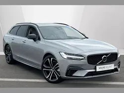 Silver New 2025 Volvo V90 Ultra Estate | £59,950 (Expensive)