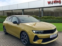 Yellow/black Used 2023 Vauxhall Astra Ultimate Hatchback | £23,495 (A bit pricey)