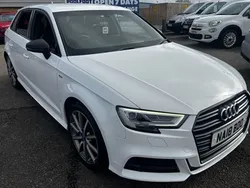 White Used 2018 Audi A3 Sportback Black Edition Hatchback | £14,994 (A bit pricey)