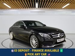 Black Used 2016 Mercedes C220 AMG line Sedan | £12,749 (A bit pricey)