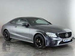 Grey Used 2018 Mercedes C300 AMG line Coupe | £18,600 (Super price)