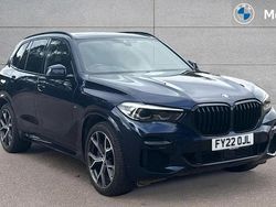 Blue Used 2022 BMW X5 M Sport SUV | £42,123 (Good price)