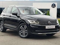 Black Used 2021 VW Tiguan Elegance SUV | £24,999 (Fair price)