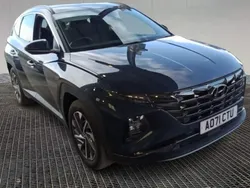 Metallic blue Used 2022 Hyundai Tucson Premium SUV | £15,990 (Fair price)