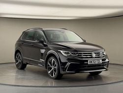 Deep black pearlescent Used 2022 VW Tiguan R-line SUV | £24,700 (Good price)