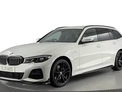 White Used 2021 BMW 330e M Sport Estate | £19,520 (Fair price)