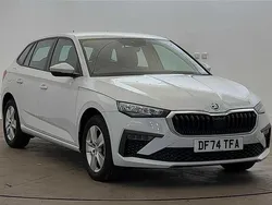 Moon white metallic Used 2024 Skoda Scala SE Hatchback | £17,490 (Fair price)