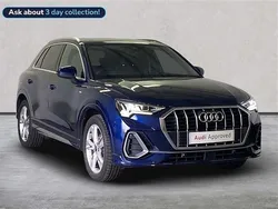 Blue Used 2024 Audi Q3 S-Line SUV | £32,984 (Fair price)