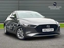 Grey Used 2023 Mazda 3 Hatchback | £16,491 (Fair price)