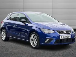 Sapphire blue Used 2021 Seat Ibiza FR Hatchback | £11,990 (Fair price)