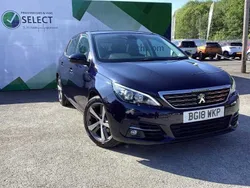 Magnetic blue Used 2018 Peugeot 308 Allure Hatchback | £7,250 (Fair price)