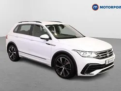White Used 2021 VW Tiguan R-line SUV | £25,549 (A bit pricey)