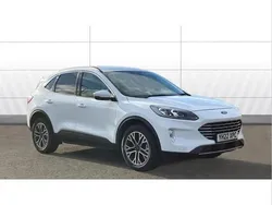 White Used 2022 Ford Kuga Titanium SUV | £18,695 (Fair price)