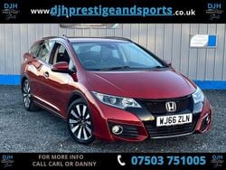 Red Used 2016 Honda Civic SE Plus Estate | £3,988