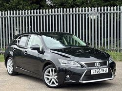 Black Used 2016 Lexus CT200h Hatchback | £12,875 (A bit pricey)