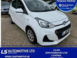 White Used 2019 Hyundai i10 SE Hatchback | £4,495 (Good price)