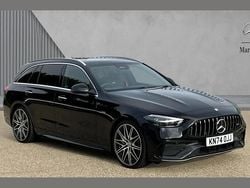 Black Used 2024 Mercedes C43 AMG Premium Plus Estate | £47,980 (Fair price)