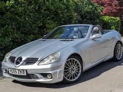 Silver Used 2005 Mercedes SLK55 AMG Cabriolet | £10,495