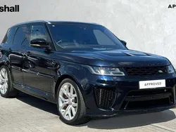 Blue Used 2021 Land Rover Range Rover Sport SVR SUV | £55,378 (Fair price)