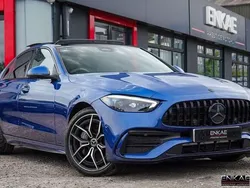 Blue Used 2025 Mercedes C200 AMG line Sedan | £39,495