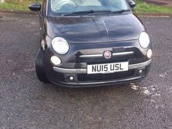 Black Used 2015 Fiat 500 Lounge Hatchback | £4,595 (Good price)
