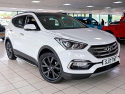 White Used 2017 Hyundai Santa Fe Edition SUV | £22,489 (Expensive)