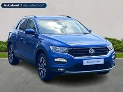Blue Used 2021 VW T-Roc Active SUV | £17,275 (Good price)