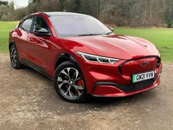 Red Used 2021 Ford Mustang Mach-E Extended Range SUV | £25,995 (Expensive)