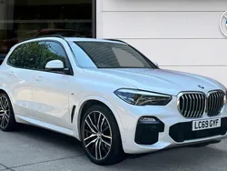White Used 2019 BMW X5 M Sport SUV | £38,500 (Good price)