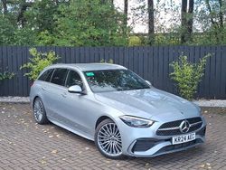 Silver Used 2024 Mercedes C200 AMG Line Premium Estate | £32,498 (Fair price)