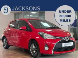 Red Used 2016 Toyota Yaris Hatchback | £9,250 (Fair price)