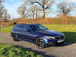 Blue Used 2017 BMW 530 M Sport Estate | £14,999 (Fair price)